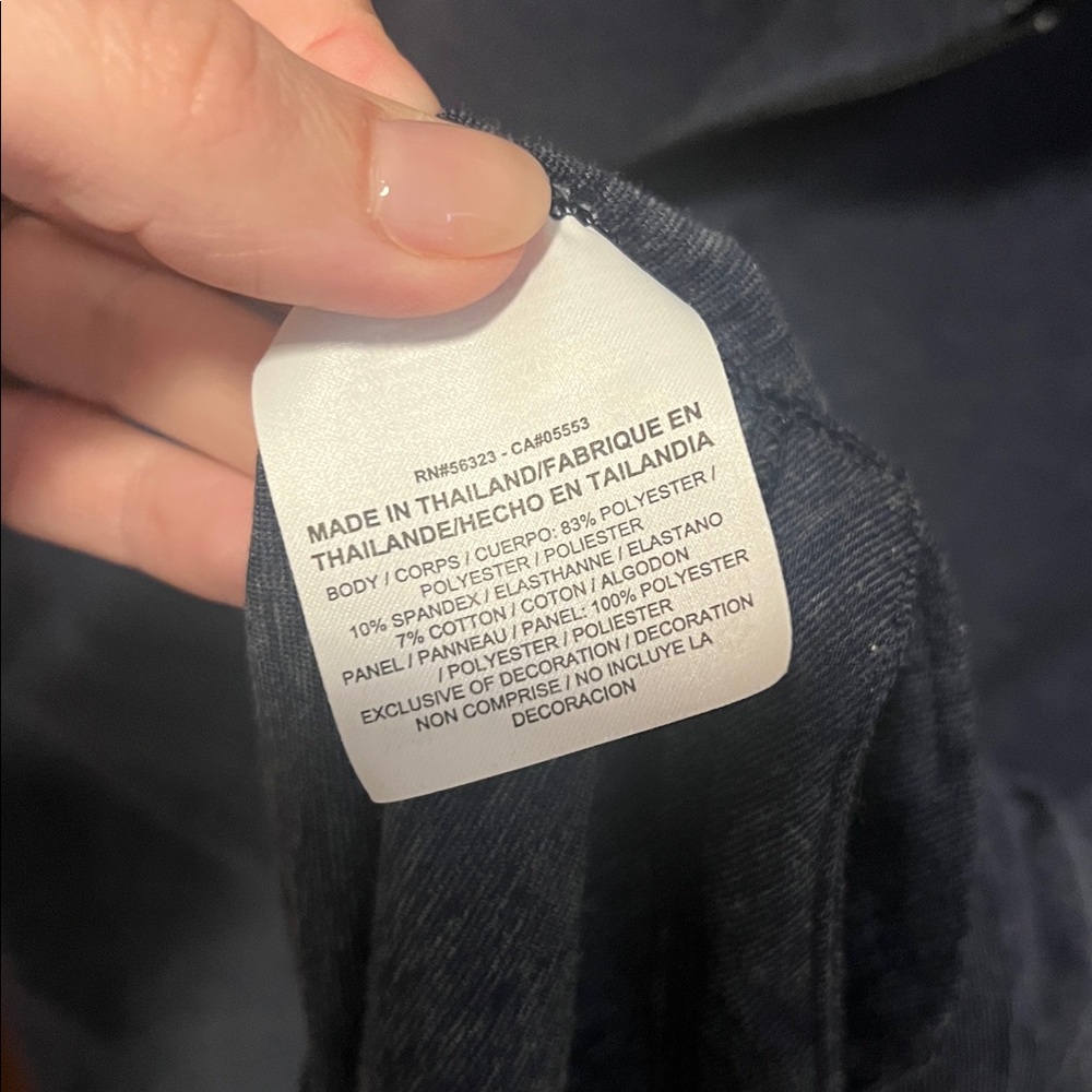 Nike Golf Zonal Cooling long-sleeve zip polo shirt blue and grey size small - Picture 5 of 5